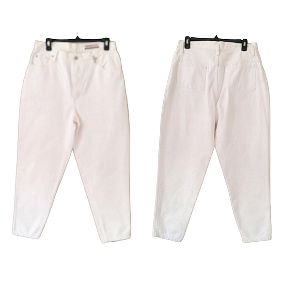 Sasson Vintage White High Waist Classic‎ Five Pocket Jeans - Picture 1 of 7